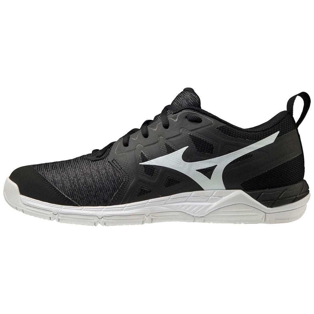 Mizuno Men's Wave Supersonic 2 Volleyball Shoes Black/White/Grey (V1GA204050-UVN)